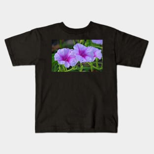 Ipomoea pes-caprae - known as bayhops, beach morning glory or goat's foot Kids T-Shirt